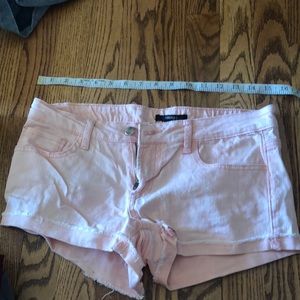 Forever 21 pink jean shorts